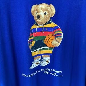 Ralph Lauren Blue Polo Bear T-Shirt